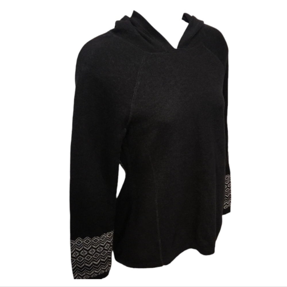 Aspen Aztec Geometric Pattern Hoodie - Picture 3 of 6